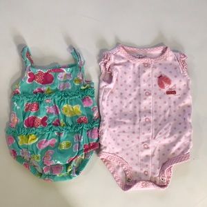 Two onesies,3mon. Koala baby & Carter’s brand